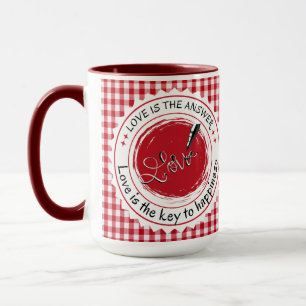 Love is the answer. mug