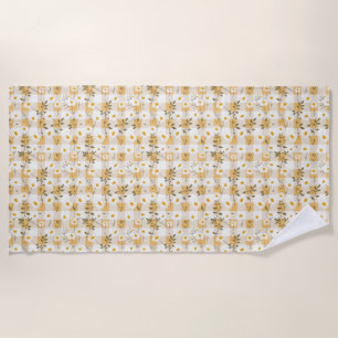 Love Is The Flower You've Got To Let Grow Beach Towel