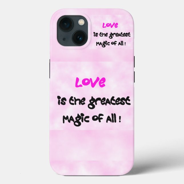 Love is the Greatest Magic of All  Case-Mate iPhone Case (Back)