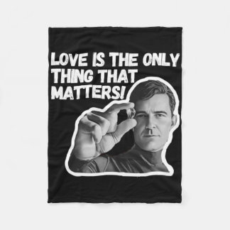 Love Is The Only Thing That S. Sticker Fleece Blanket