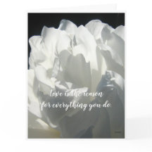 Love is the Reason Folded Greeting Card