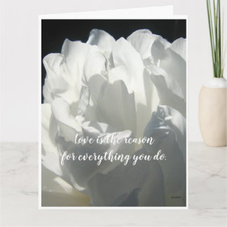 Love is the Reason Folded Greeting Card
