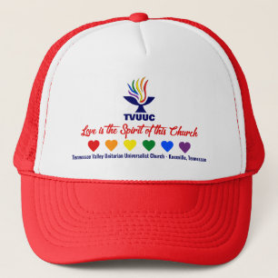 Love is the Spirit - Rainbow Hearts Trucker Hat