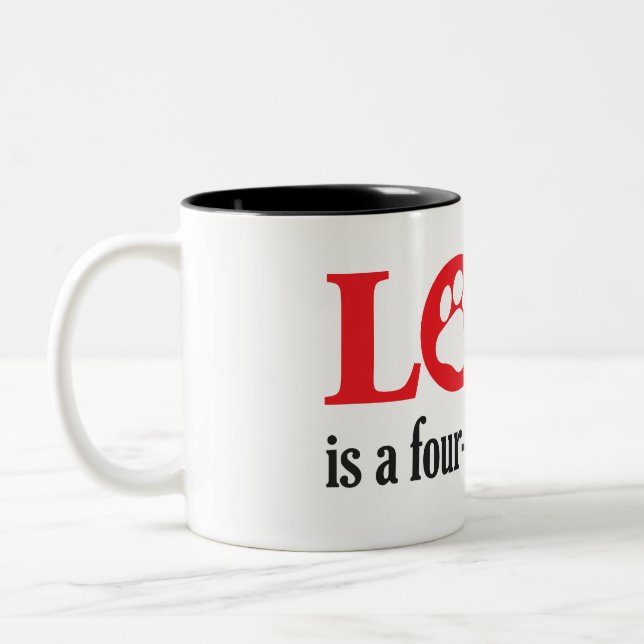 Love is Two-Tone coffee mug (Left)