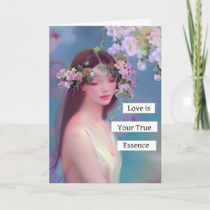 Love is Your True Essence   Fairy Like Angelic  Card