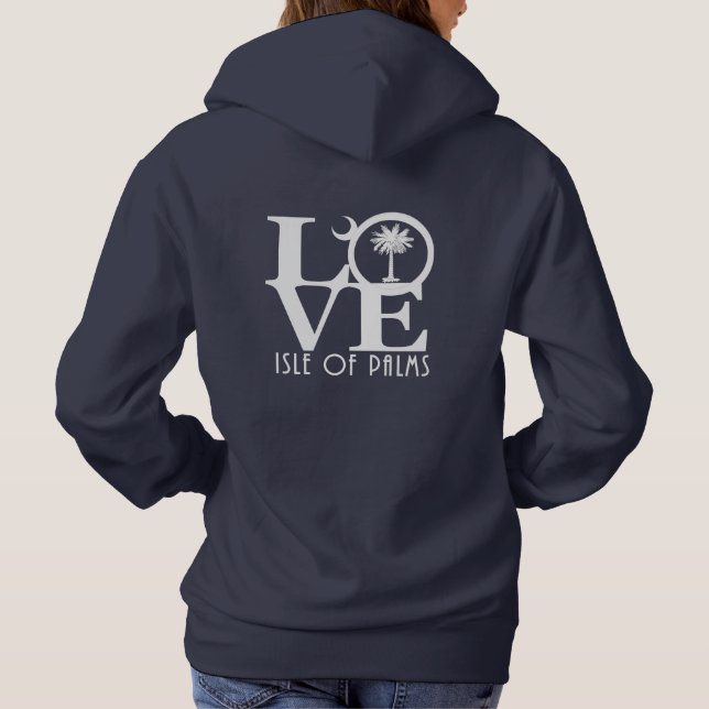 LOVE Isle of Palms Hoodie (Back)