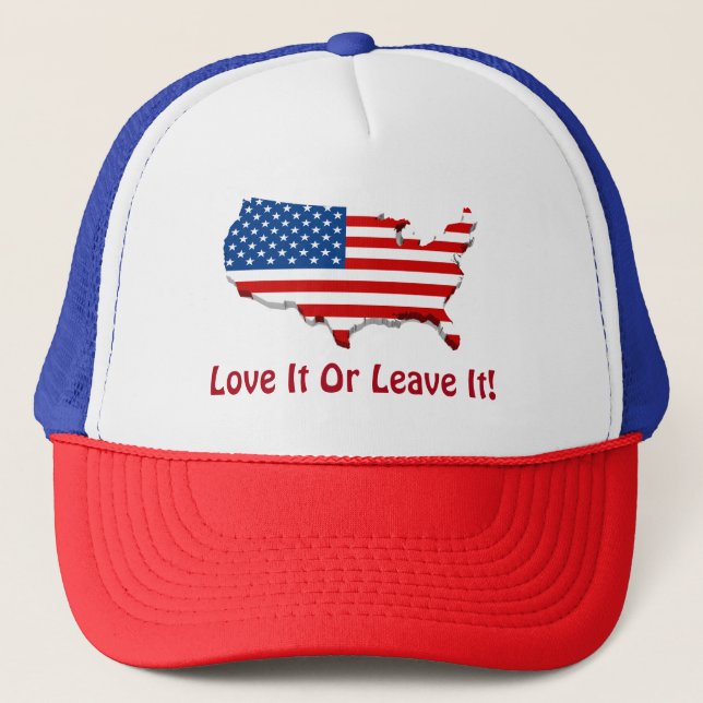 Love It America Trucker Hat (Front)