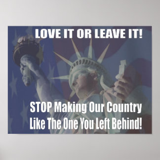 Love It Or Leave It Poster