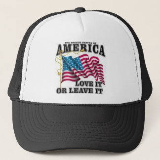 Love it or leave it trucker hat