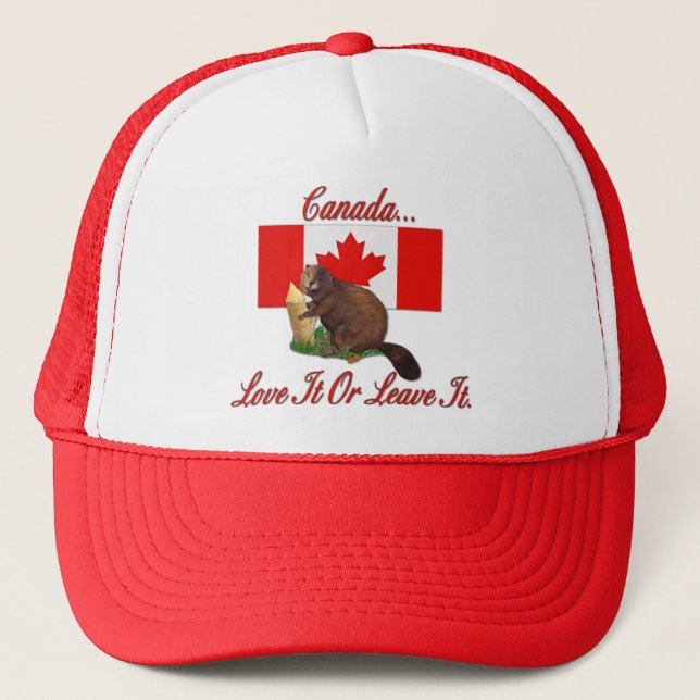 Love It or Leave It Trucker Hat (Front)