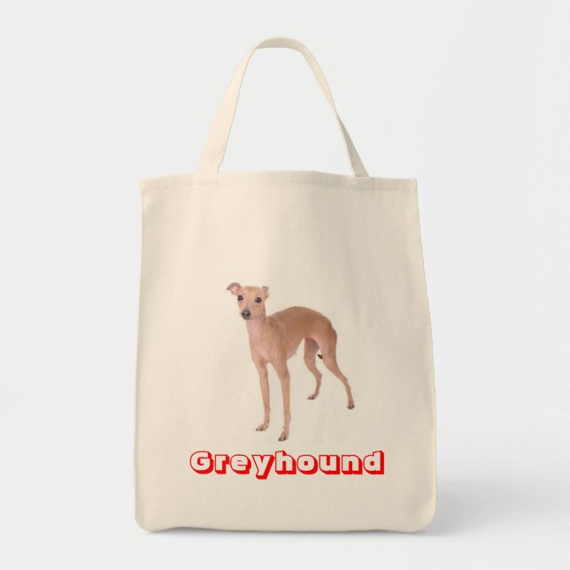 Love Italian Greyhound Puppy Dog Tote Bag (Front)