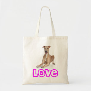 Love Italian Greyhound Puppy Dog Tote Bag