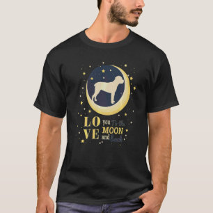 Love Italian Mastiff Cane Corso To The Moon T-Shirt