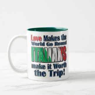 Love-Italians Two-Tone Coffee Mug