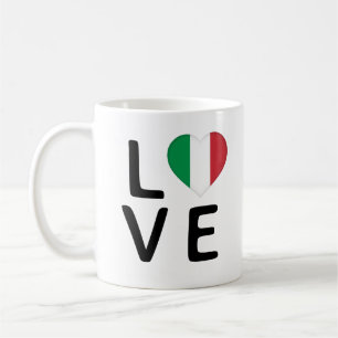 Love - Italy Flag Coffee Mug