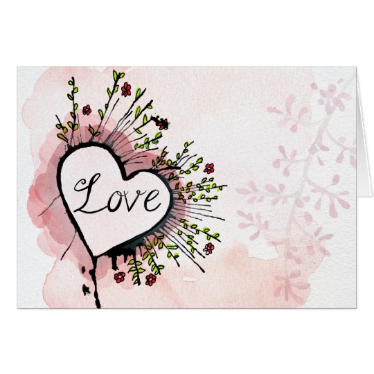 Love...it's what we've got romantic greeting card
