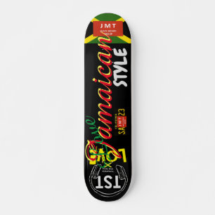 LOVE JAMAICAN STYLE  Skateboard, 7¾" Deck Skateboard