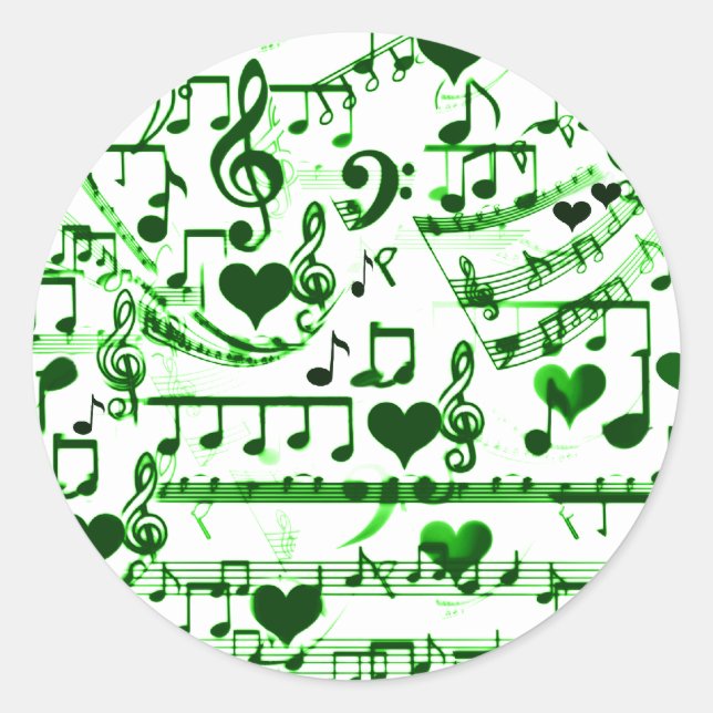 Love Jams_ Classic Round Sticker (Front)