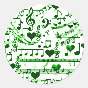 Love Jams_ Classic Round Sticker