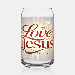 Love Jesus Can Glass