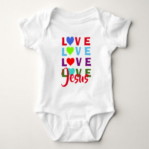 Love Jesus Infant Creeper bodysuit