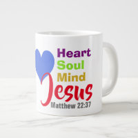 Love Jesus  - Jumbo Mug