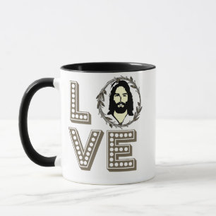 Love Jesus Mug - Christian Coffee Cup Scripture