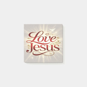 Love Jesus Post-it Notes