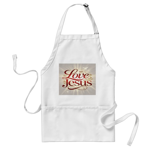 Love Jesus Standard Apron (Front)