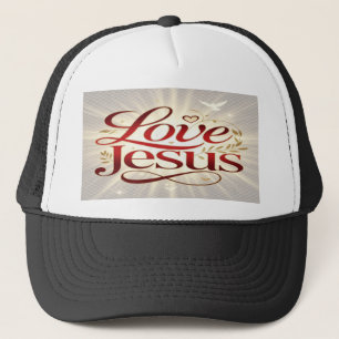 Love Jesus Trucker Hat