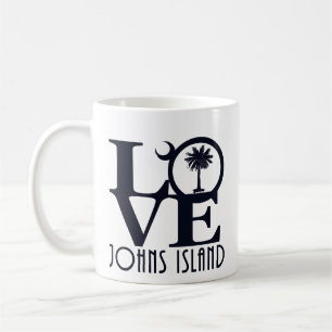 LOVE Johns Island SC 11oz Coffee Mug