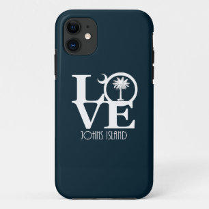 LOVE Johns Island, South Carolina iPhone 11 Case