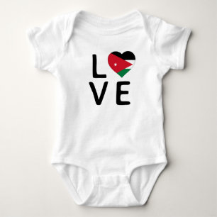 Love - Jordan Flag Baby Bodysuit