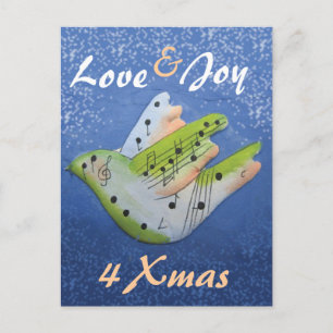 Love  & Joy 4 Xmas postcard