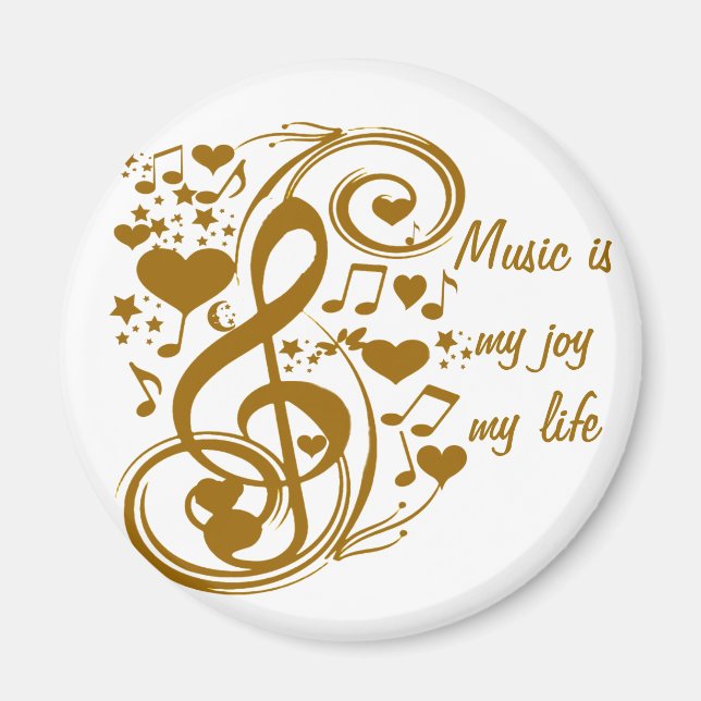 Love & Joy-Gold_ Magnet (Front)