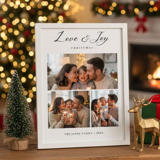 Love & Joy Heartwarming  Family  Christmas Card (Creator Uploaded)