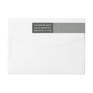 Love & Joy Holiday Envelope Wrap Around Label
