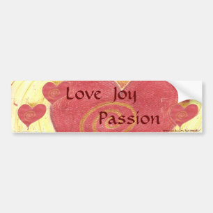 Love, Joy, Passion Bumper Sticker