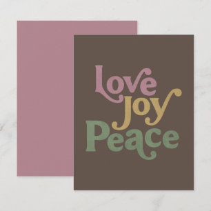 Love Joy Peace Card