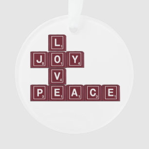 Love Joy Peace Ornament