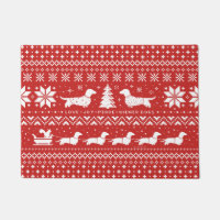 Love Joy Peace Wiener Dogs | Dachshunds Christmas