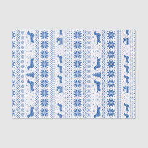 Love Joy Peace Wiener Dogs   Dachshunds Christmas Tissue Paper