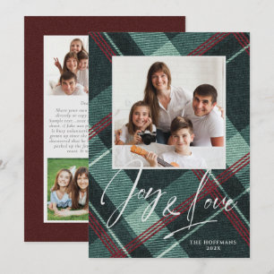 Love & Joy Photo Holiday Burgundy