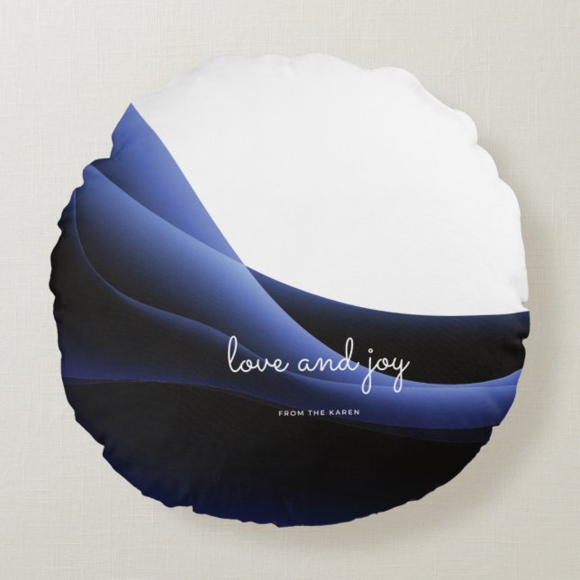 Love & Joy   Round Cushion (Front)