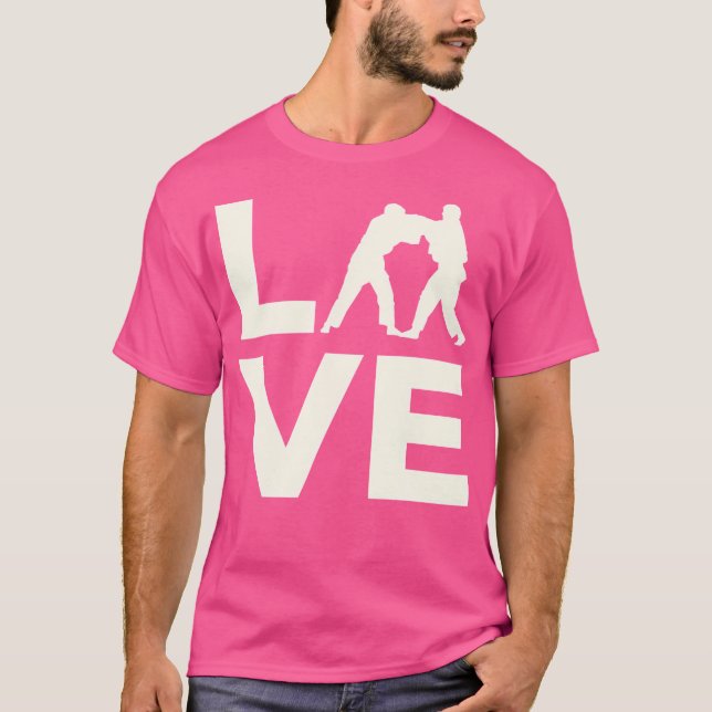 Love Judo Silhouette T-Shirt (Front)