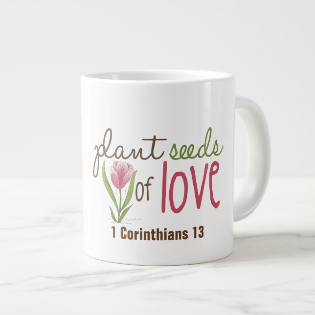 Love - Jumbo Mug (Front Right)