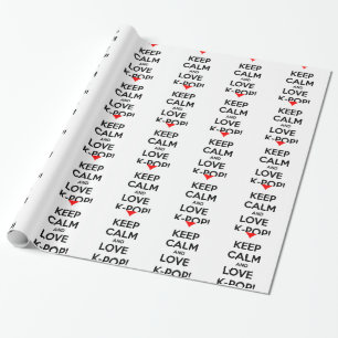 Love K-Pop! Wrapping Paper