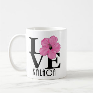 LOVE Kalaoa Pink 11oz Coffee Mug