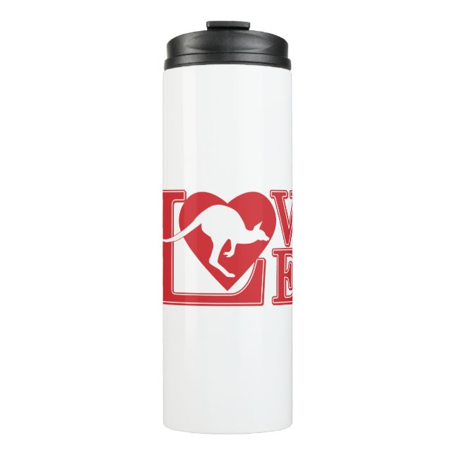 Love-Kangaroo Thermal Tumbler (Front)