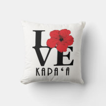 LOVE Kapa`a Hawaii Red Hibiscs